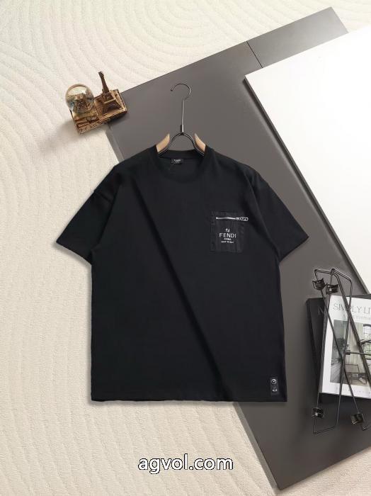 半袖Tシャツ素材感に注目 お洒落 2026新作ブランド 偽物 激安フェンディ_0_5
