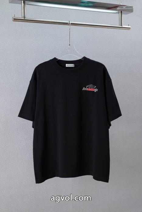balenciaga海外大人気アイテム 目につく 26新作限定版プリントスーパー コピー 通販半袖Tシャツ_0_1