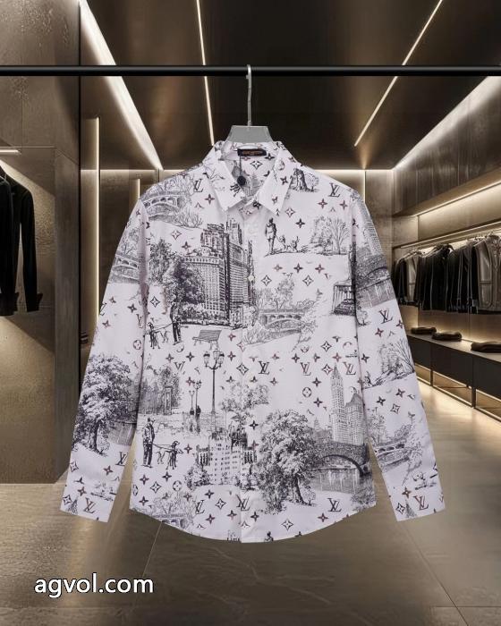 ブランド コピー 専門店人気商品新色登場！ お得得価 意外と相性がいいLOUIS VUITTON長袖シャツ_0_2