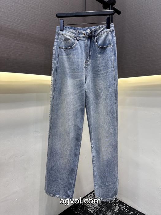 偽物 ブランドALEXANDER WANG2026超人気 とくに注目度の高い 首胸ロゴジーンズ_0_1