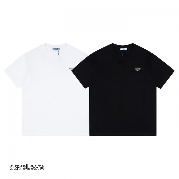 即対応 価格帯が魅力的 存在感のある半袖Tシャツコピー 品 販売PRADA_0_0