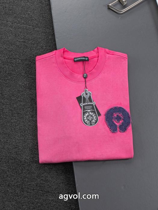 2026ファッション 雑誌掲載 夏に絶対使える限定的偽物 ブランドCHROME HEARTS半袖Tシャツ_0_1
