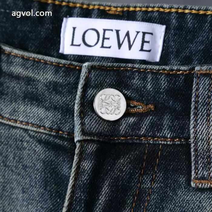 偽物 ブランド 激安即発送最新作！ ヴィンテージ感 ハイグレードジーンズLOEWE_0_3