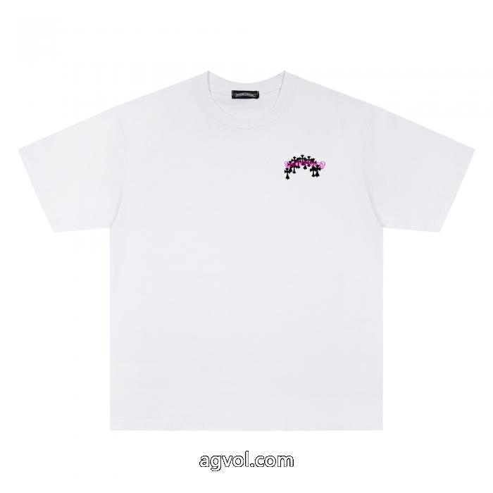 偽物 ブランド半袖TシャツCHROME HEARTSストリート系 やっぱり欲しい即発送 2026最新入荷_0_1