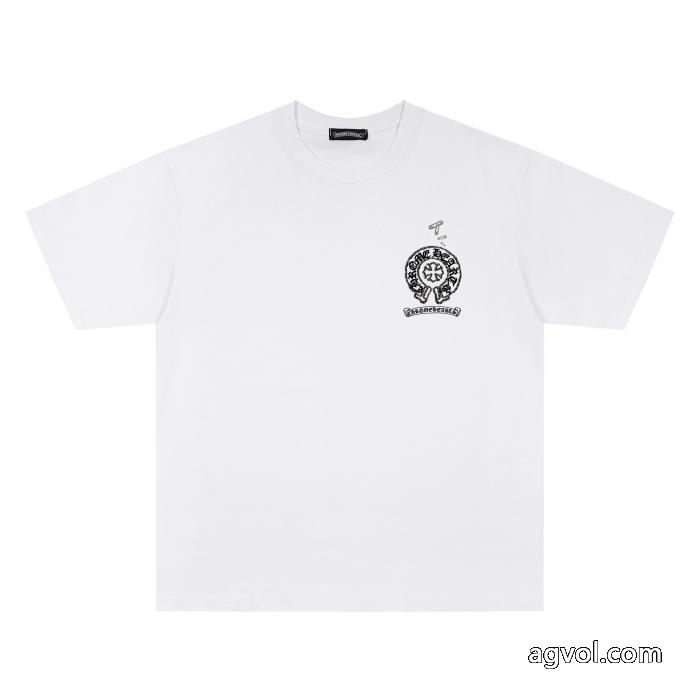 コピー 商品 通販期間限定SALE 2026流行り シンプルなデザインクロムハーツ半袖Tシャツ_0_1