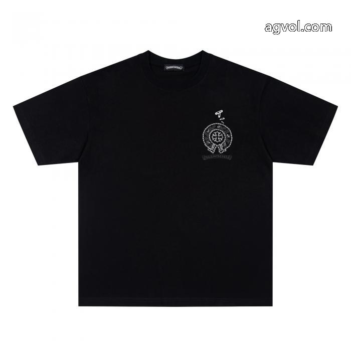 コピー 商品 通販期間限定SALE 2026流行り シンプルなデザインクロムハーツ半袖Tシャツ_0_3
