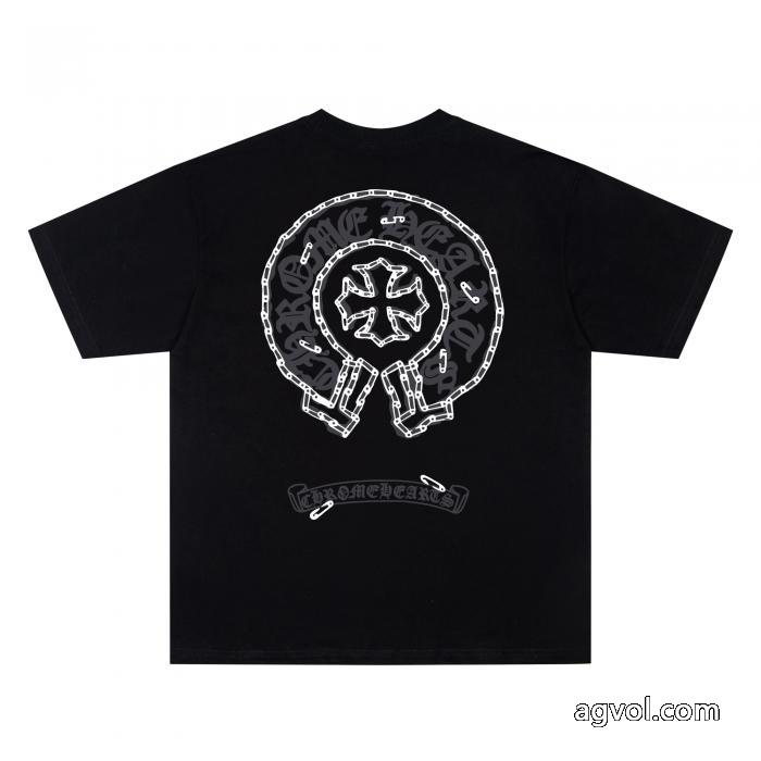 コピー 商品 通販期間限定SALE 2026流行り シンプルなデザインクロムハーツ半袖Tシャツ_0_4