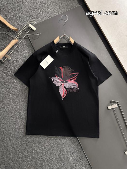 高品質な新品 サラサラの着心地 ついに登場スーパー コピー 安心 サイト半袖TシャツFENDI_0_4