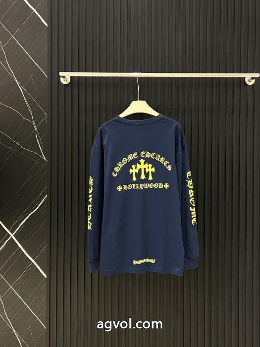 独特 最前線2026 人気販売中CHROME HEARTSコピー ブランド 優良長袖Tシャツ_0_4