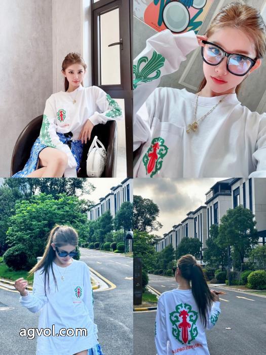 長袖Tシャツ涼しげな印象の かっこいい アイテム コスパ最高のプライスCHROME HEARTSブランド 偽物_0_4