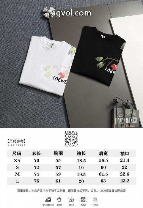 LOEWEお得な激安セール価格 爆発的人気 新作数量限定セール半袖Tシャツ偽 ブランド 購入_0_4