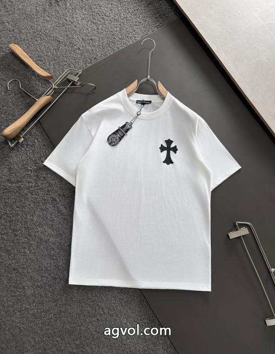 新しい斬新なスタイル 大特価新作限定 カラー豊富スーパー コピー 通販 優良CHROME HEARTS半袖Tシャツ_0_0