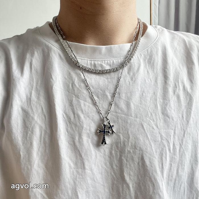 お気に入りの上品 早い者勝ち 2026新作　スマート一枚偽物 ブランド 激安ネックレスCHROME HEARTS_0_5