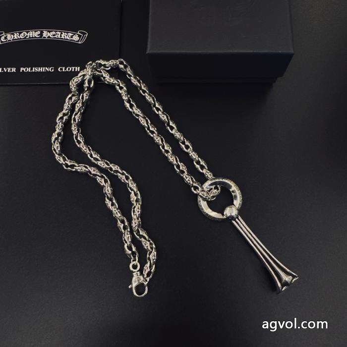 偽物 ブランド 激安サイズ豊富 視線を集めて 限定セール人気セールネックレスCHROME HEARTS_0_4