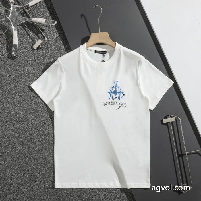 半袖Tシャツ汎用性の高い 着心地抜群 最安価格新品スーパー コピー 品CHROME HEARTS_0_1