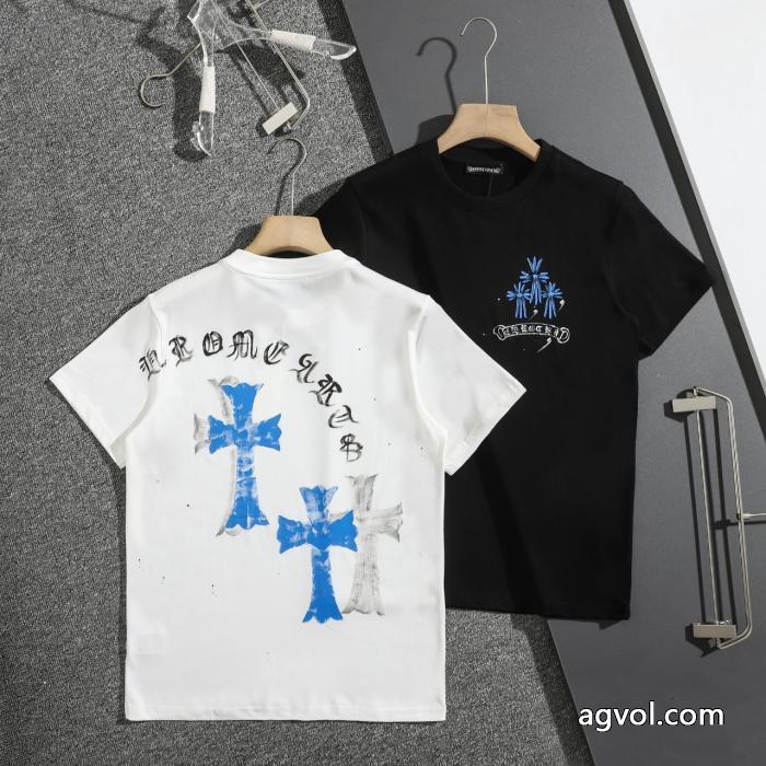 半袖Tシャツ汎用性の高い 着心地抜群 最安価格新品スーパー コピー 品CHROME HEARTS_0_2