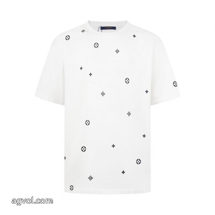 LOUIS VUITTONブランド コピー 品半袖Tシャツ最新作防热性 高級感が好評です 高級感溢れるデザイン_0_2