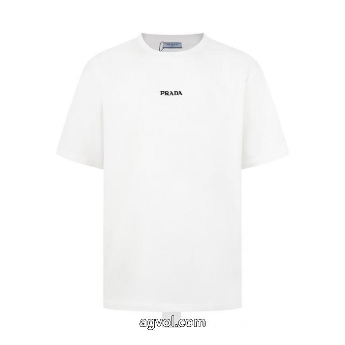 半袖Tシャツ偽物 ブランドPRADA数量限定大得価 希少性の高い 高品質素材を使っている_0_2