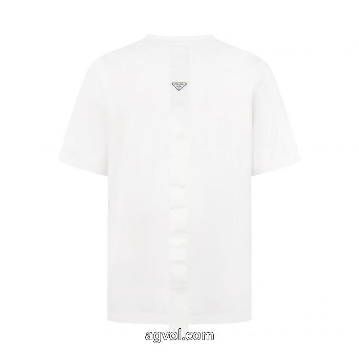 半袖Tシャツ偽物 ブランドPRADA数量限定大得価 希少性の高い 高品質素材を使っている_0_3
