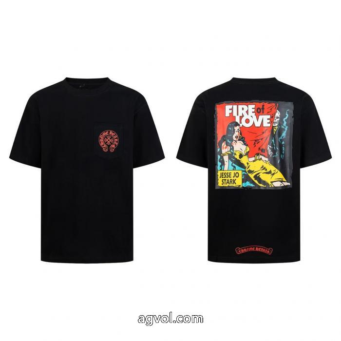 激安 ブランド 通販人気ブランド新作 クラシカル 人気ブランド 半袖TシャツCHROME HEARTS_0_1