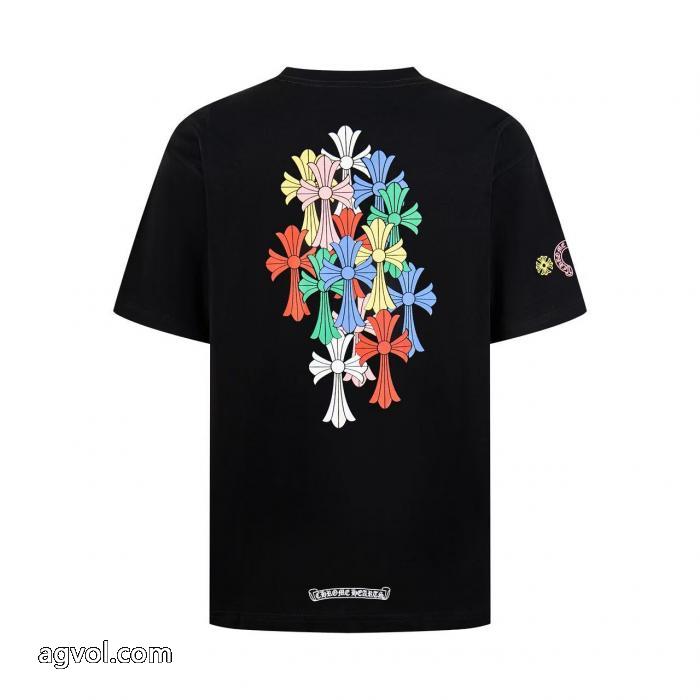 半袖Tシャツブランド 偽物 通販CHROME HEARTS高い機能性 使いやすい 人気上昇夏_0_1