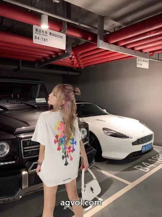 半袖Tシャツブランド 偽物 通販CHROME HEARTS高い機能性 使いやすい 人気上昇夏_0_4