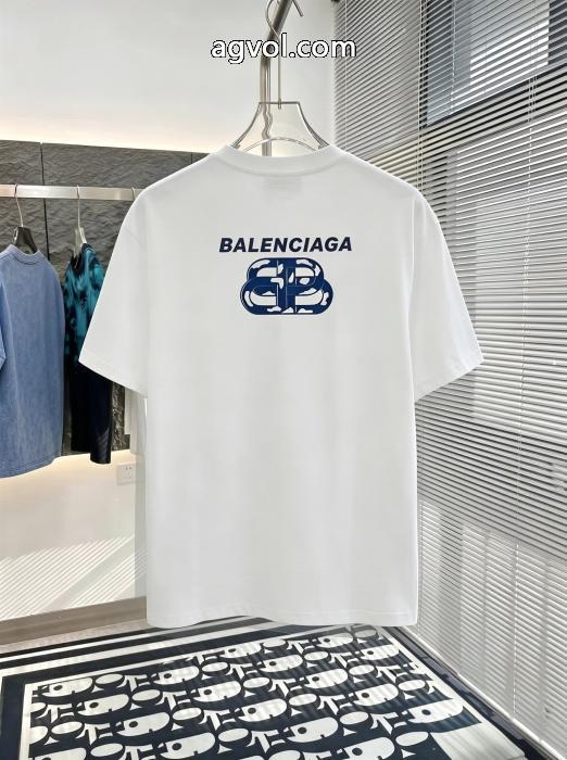 balenciaga激安 通販 専門店半袖Tシャツ男女兼用 エレガンスな雰囲気に 最落なし! 希少!_0_2