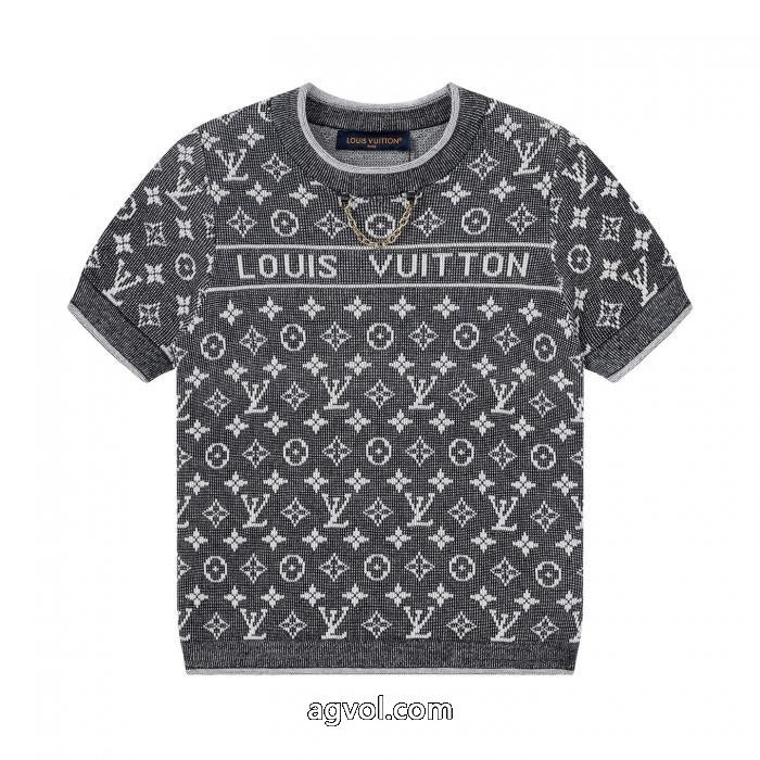 偽 ブランド 販売半袖Tシャツセレブ愛用 新作限定 早い者勝ち 実用的な一品LOUIS VUITTON_0_0