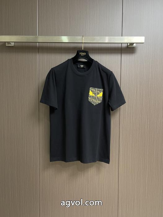 限定版プリント 热い季節トレンド上品 2026大人気半袖Tシャツブランド フェイクFENDI_0_0