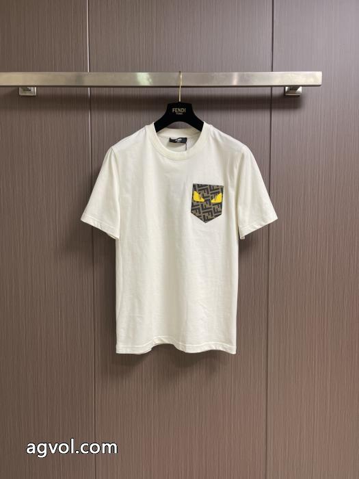 限定版プリント 热い季節トレンド上品 2026大人気半袖Tシャツブランド フェイクFENDI_0_1
