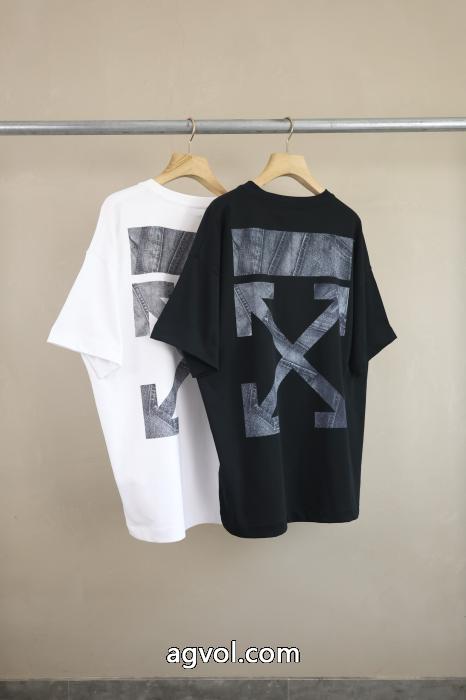 数量限定新作登場 数量限定&最新作 大胆なカジュアルダウンOff-White半袖Tシャツ激安 ブランド 通販_0_1