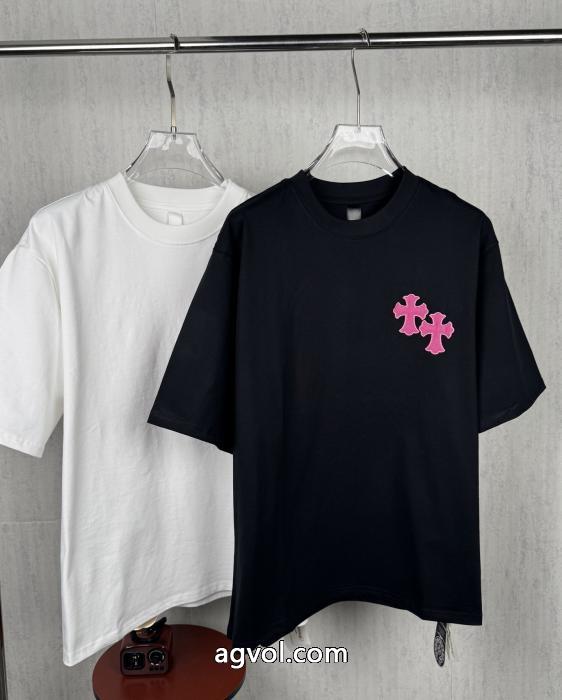 希少入荷 全体的に調和のある 大人気アイテム激安 ブランド 通販CHROME HEARTS半袖Tシャツ_0_1