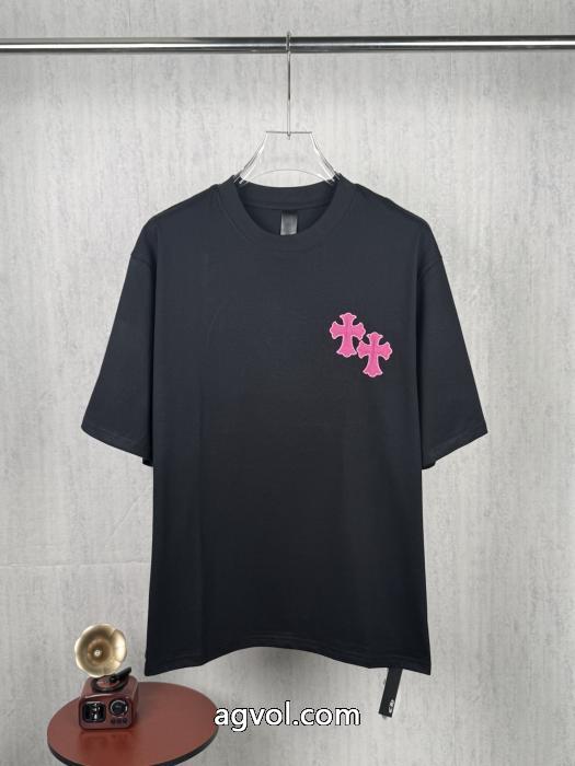 希少入荷 全体的に調和のある 大人気アイテム激安 ブランド 通販CHROME HEARTS半袖Tシャツ_0_2