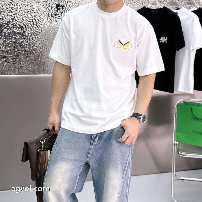 FENDIコピー 商品 通販半袖Tシャツ人目を引く存在感 上質な素材採用 最大の魅力_0_4