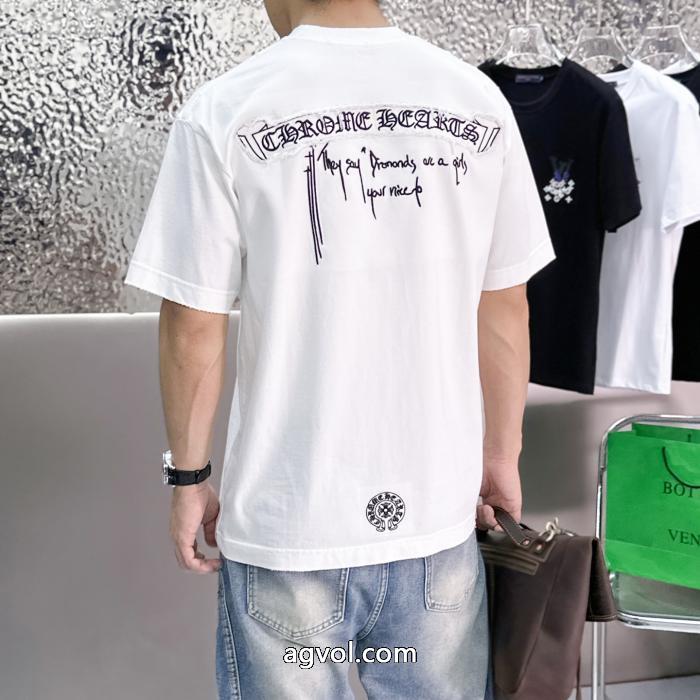 半袖Tシャツ今季爆発的な人気定番商品 雑誌掲載アイテム  今季流行りコピー ブランド 優良CHROME HEARTS_0_2