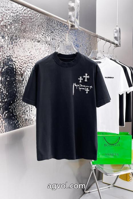 半袖Tシャツ今季爆発的な人気定番商品 雑誌掲載アイテム  今季流行りコピー ブランド 優良CHROME HEARTS_0_4
