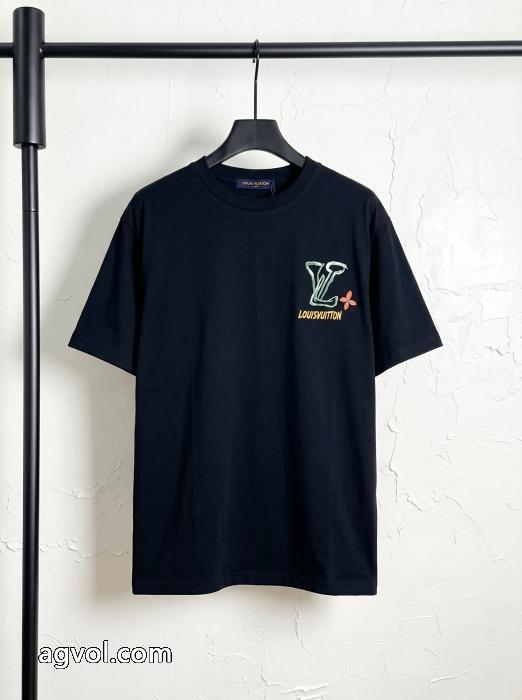 LOUIS VUITTON半袖Tシャツ韓国人気 絶対欲しい 王道コンビ激安 通販 ブランド_0_3