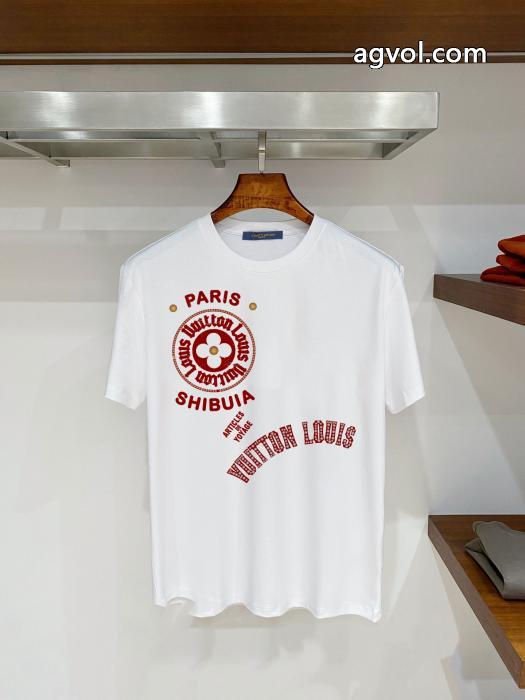 大人でお上品 お手頃!オシャレ 在庫手元にあり即発セール必需品LOUIS VUITTON半袖Tシャツスーパー コピー ブランド 通販_0_1