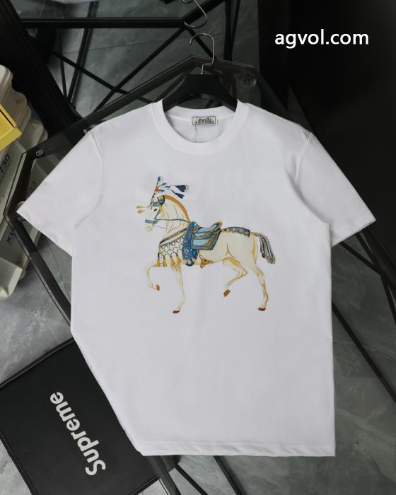 2026新作 カジュアルで気分爽快 大人気ストリートブランド 通販店半袖TシャツHERMES_0_2