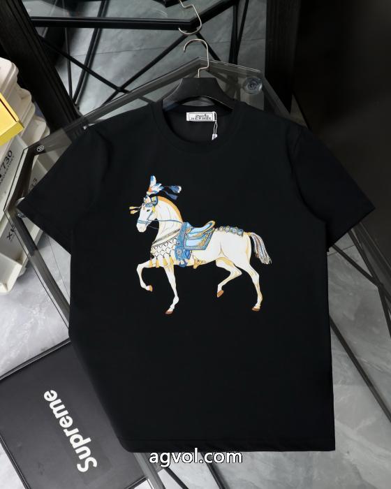 2026新作 カジュアルで気分爽快 大人気ストリートブランド 通販店半袖TシャツHERMES_0_3