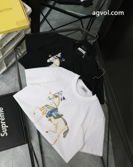 2026新作 カジュアルで気分爽快 大人気ストリートブランド 通販店半袖TシャツHERMES_0_4