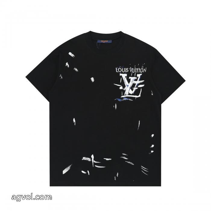 ブランド 品 コピーLOUIS VUITTON人気新作登場 完売品！ 品質保証お買い得半袖Tシャツ_0_4