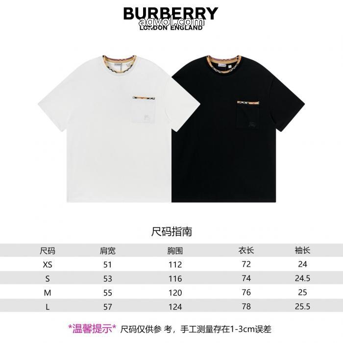 上品シックなお品 SALEお得にGET 品質保証高品質ブランド コピー 販売バーバリー半袖Tシャツ_0_0