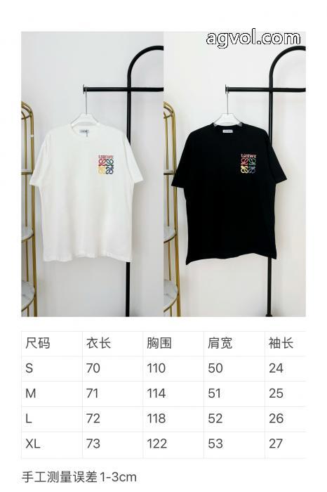 ブランド コピー ショップLOEWE天然着色 極上の着心地 個性的 半袖Tシャツ_0_0