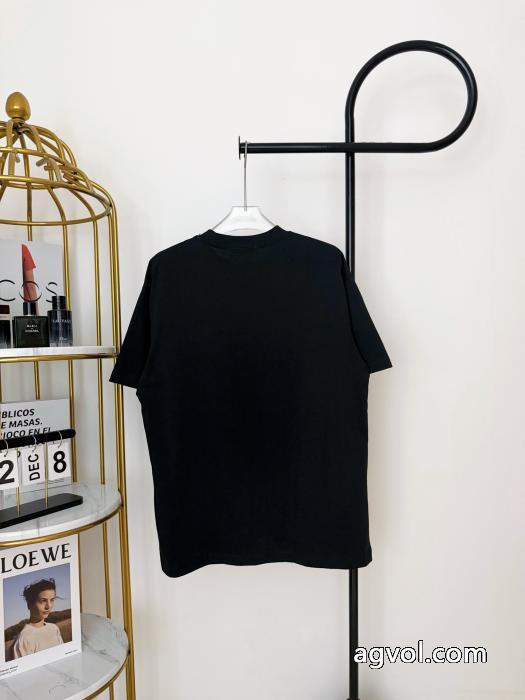 ブランド コピー ショップLOEWE天然着色 極上の着心地 個性的 半袖Tシャツ_0_1