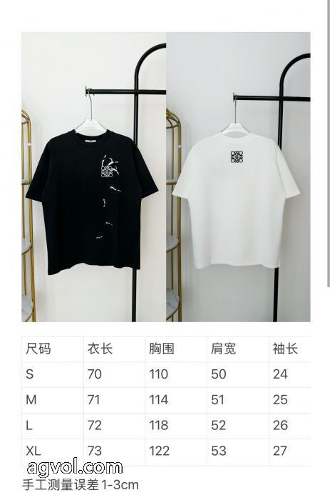 VIP価格　海外発 単品販売 高品質 人気半袖TシャツLOEWEブランド 品 スーパー コピー_0_2
