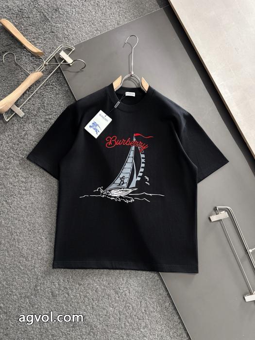 偽物 ブランド 激安半袖TシャツBURBERRYIオシャレな新作 当店最安値 ラフでこなれ感!_0_2