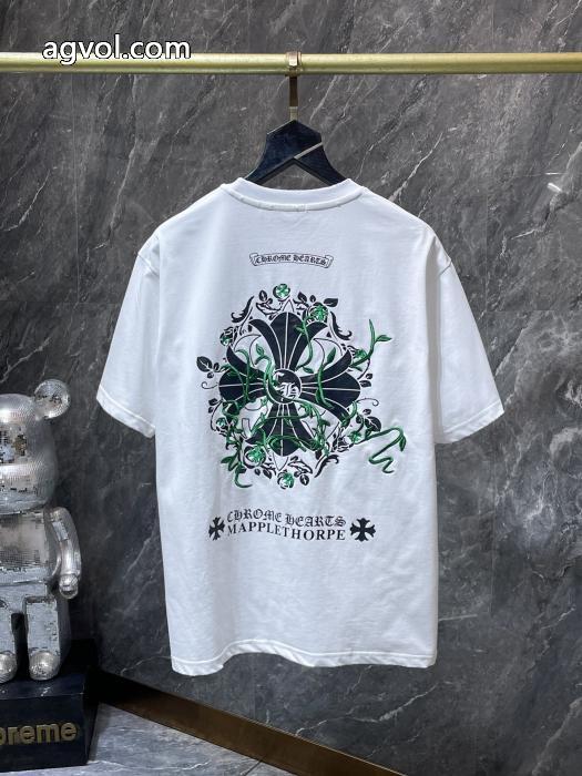 スタイリッシュ 最安値が実現 素材感に注目ブランド 品 激安 通販CHROME HEARTS半袖Tシャツ_0_1