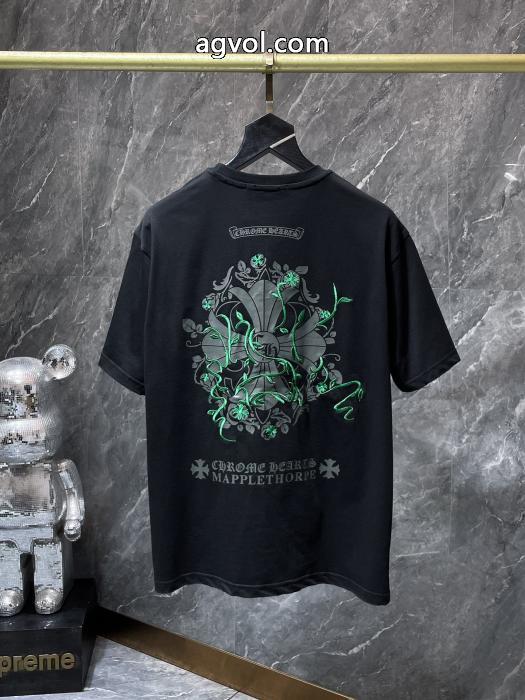 スタイリッシュ 最安値が実現 素材感に注目ブランド 品 激安 通販CHROME HEARTS半袖Tシャツ_0_4
