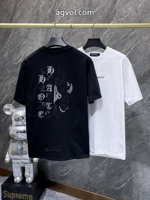 偽 ブランド 販売CHROME HEARTS半袖Tシャツ知的な雰囲気夏着物 格好良い 最安価格新品_0_0
